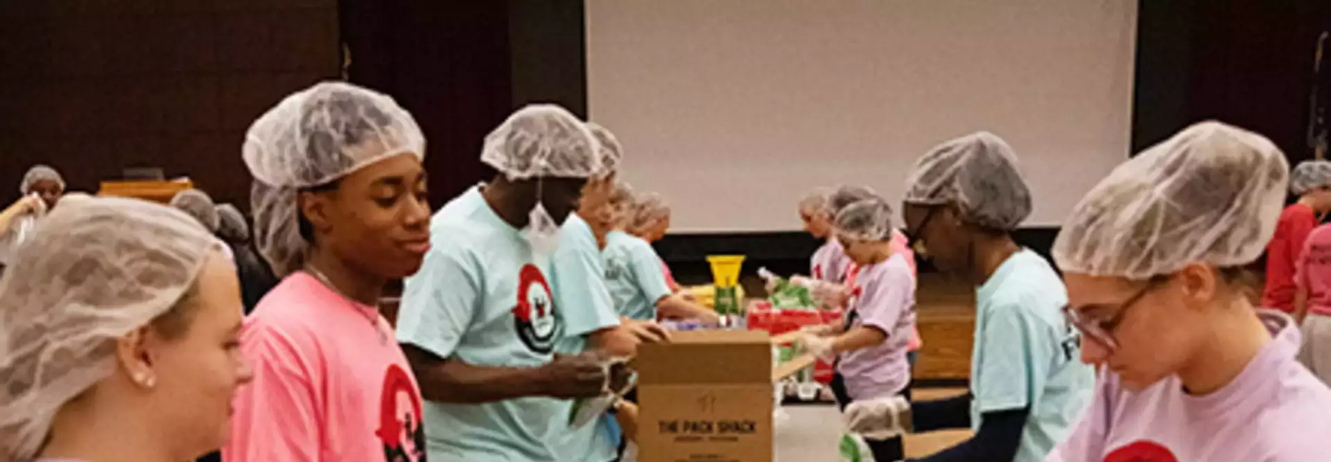Students Pack 25,000 Meals for Community Food Banks