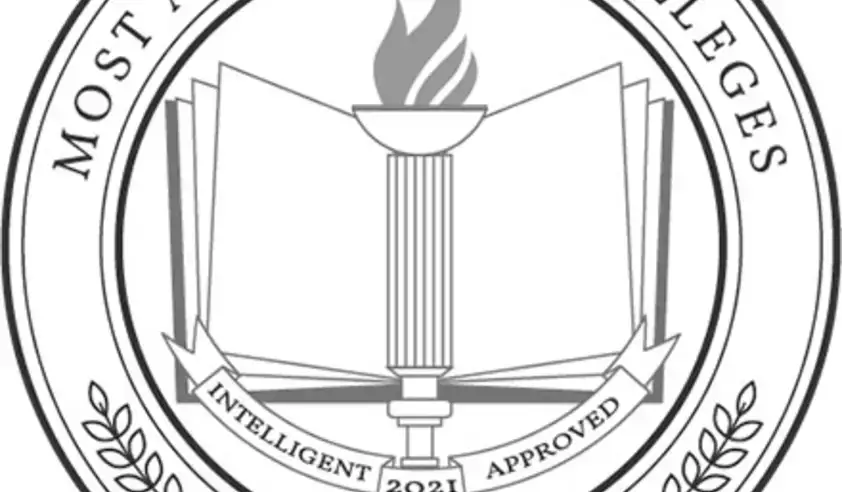 Most Affordable Colleges circular graphic