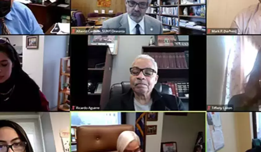 Zoom meeting screen