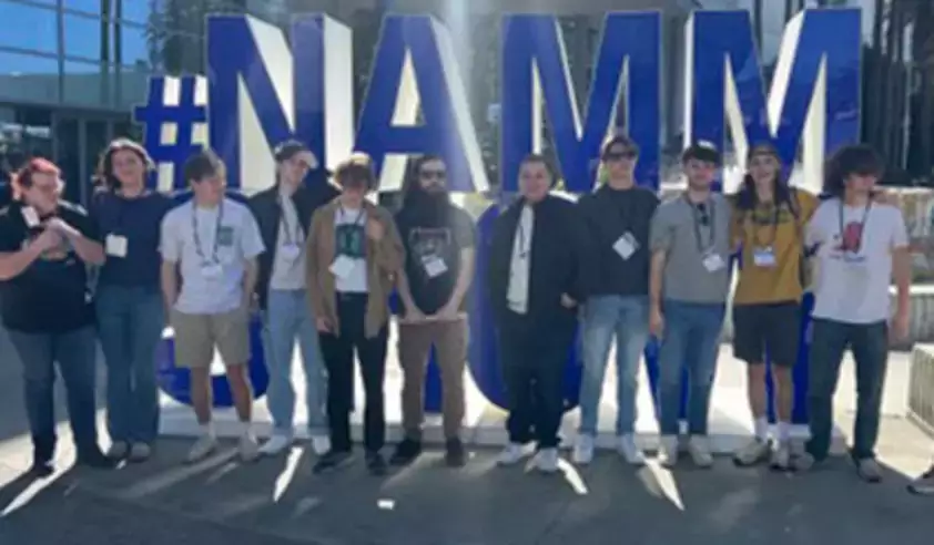 Oneonta Students Tour NAMM