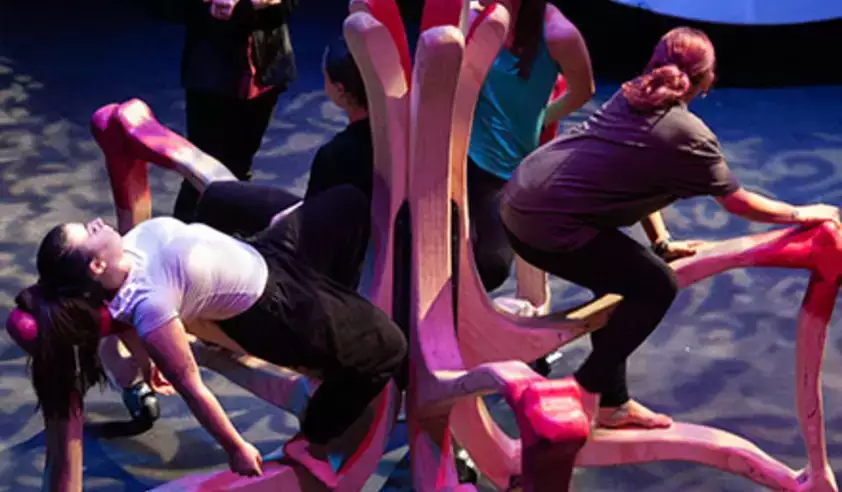 A Moving Sculpture: Artists-in-Residence Lead Collaborative Performance Project