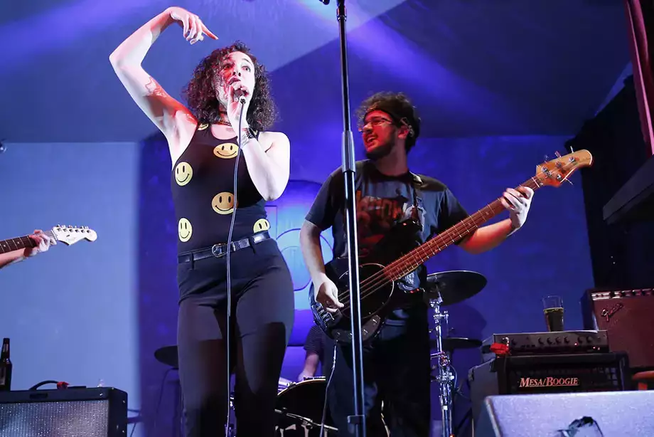 College band performs in downtown Oneonta