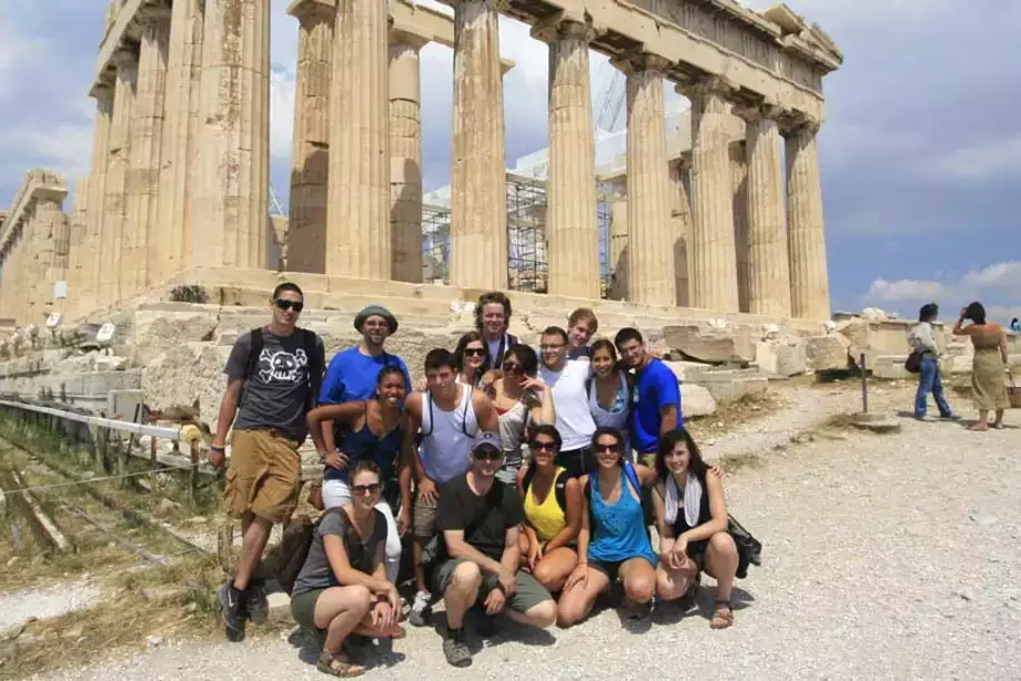 Art Travel Class at the Acropolis of Athens