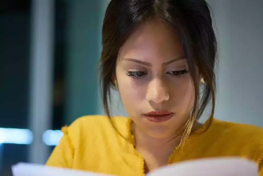 Student looking for aid.