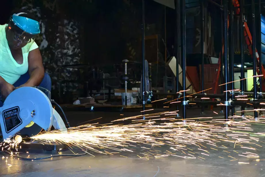 Chopping Metal
