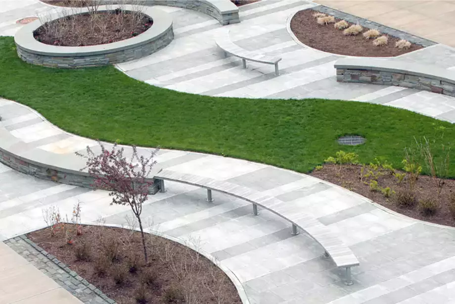 Campus in spring.