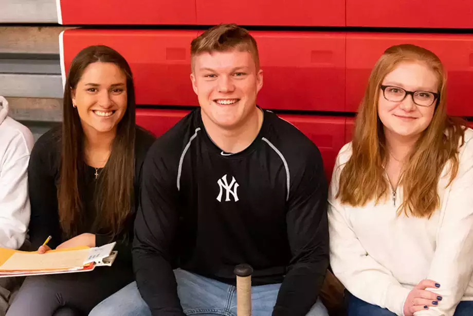 photo of 5 students