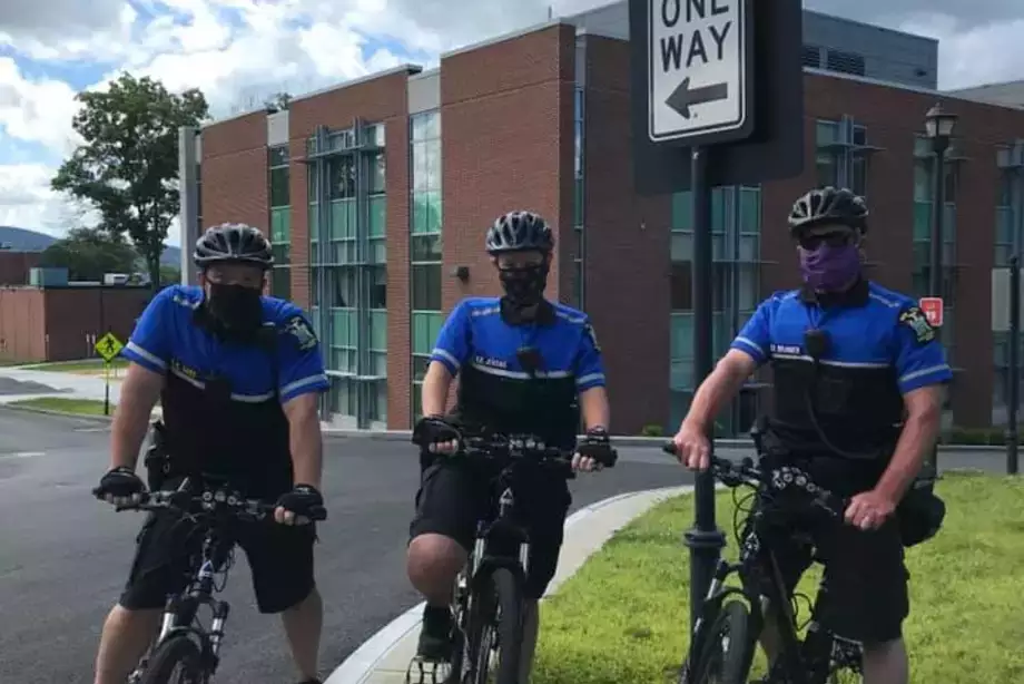 Police bike patrol