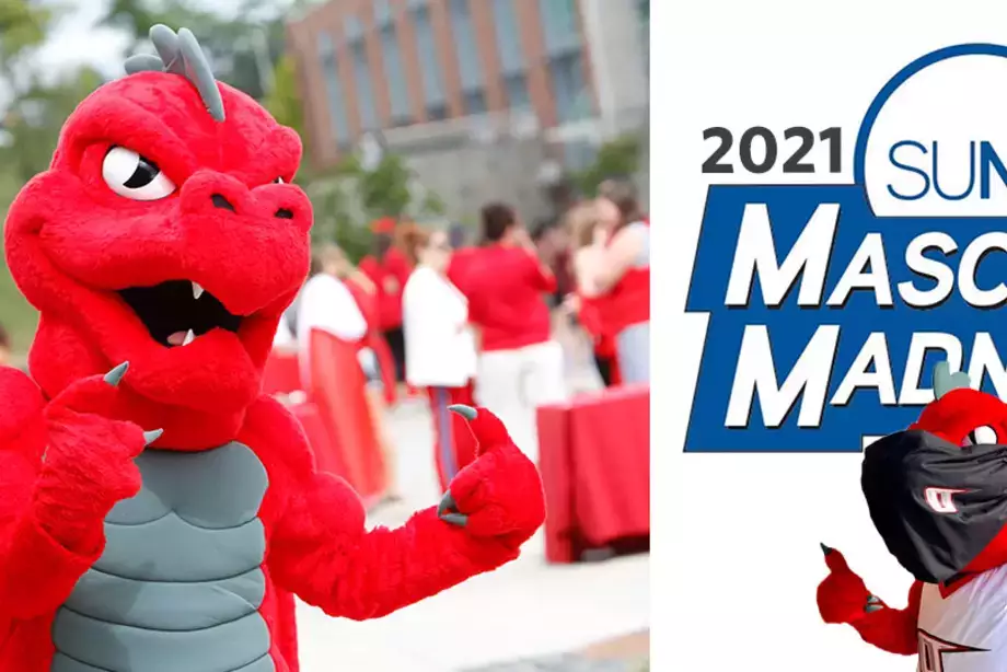 Red the dragon with and without a mask