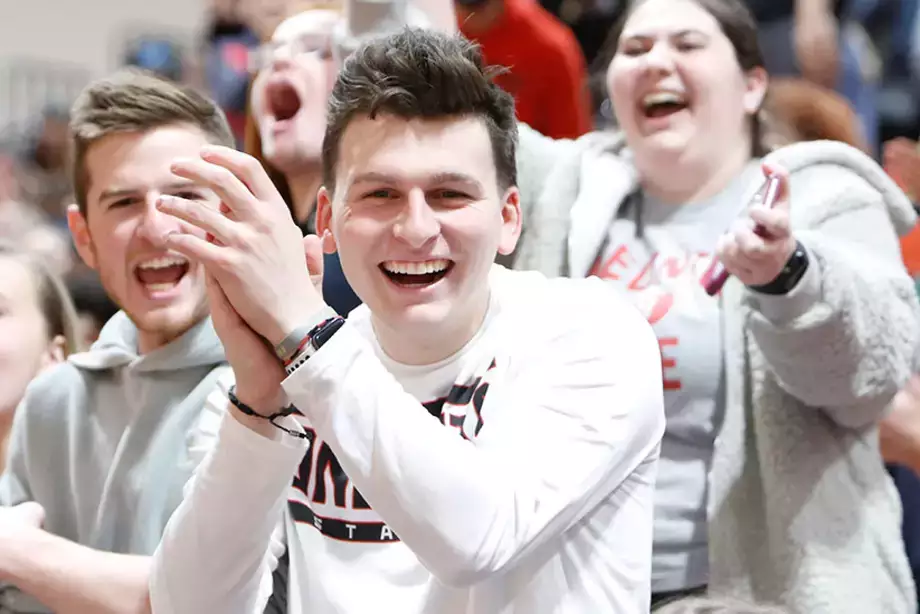 Student Crowd at Battle of Red Dragons