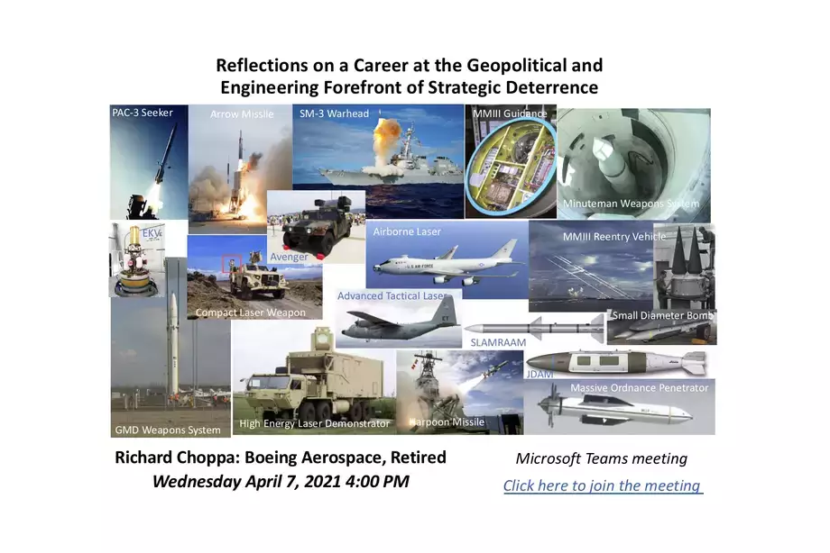 Montage of Richard Choppa's '83 Boeing Career