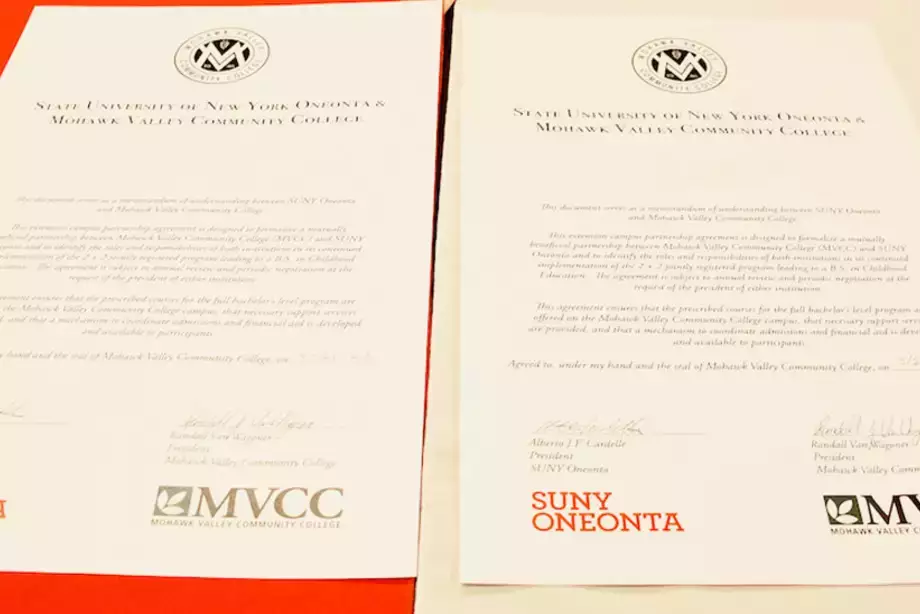 MVCC And SUNY Oneonta
