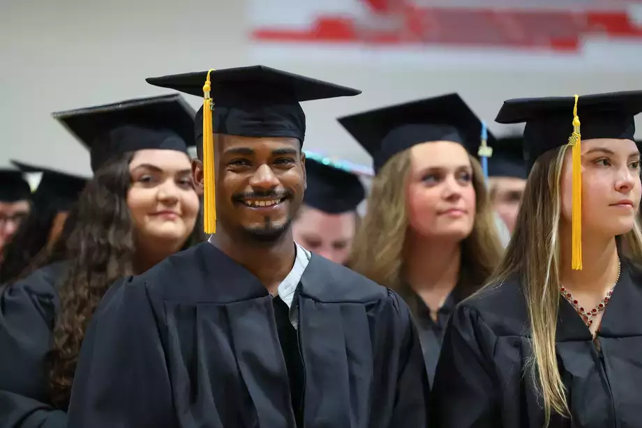 SUNY Oneonta students at Spring 2022 Commencement
