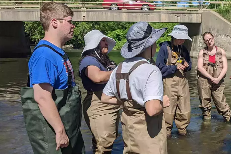 Field Entomology students