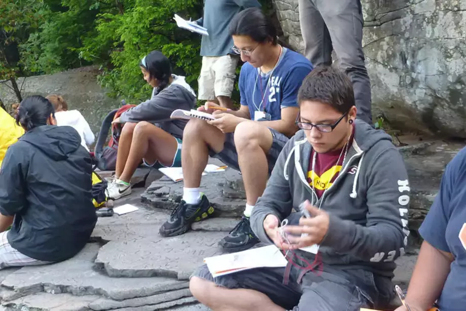 GEOFYRST 2012 at Kaaterskill Falls