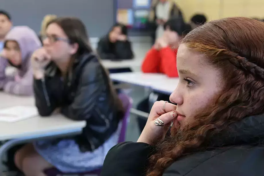 College in High School Students Visit Campus
