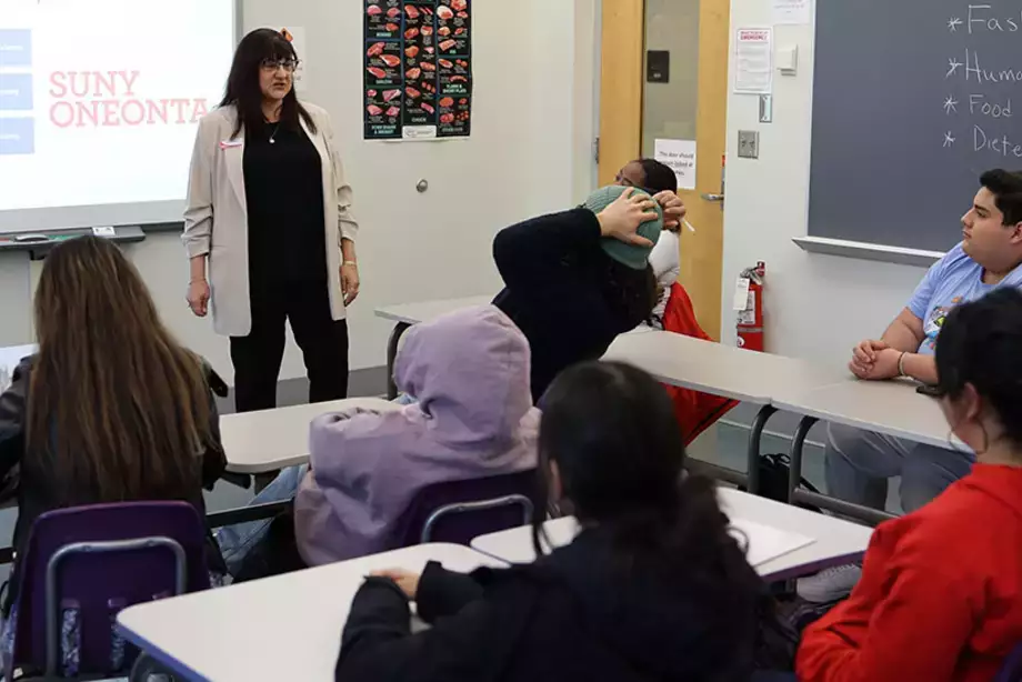 College in High School Students Visit Campus
