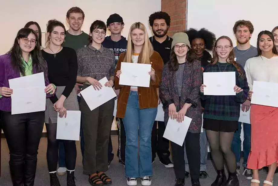 Winners 2023 Annual Juried Student Art Show Reception
