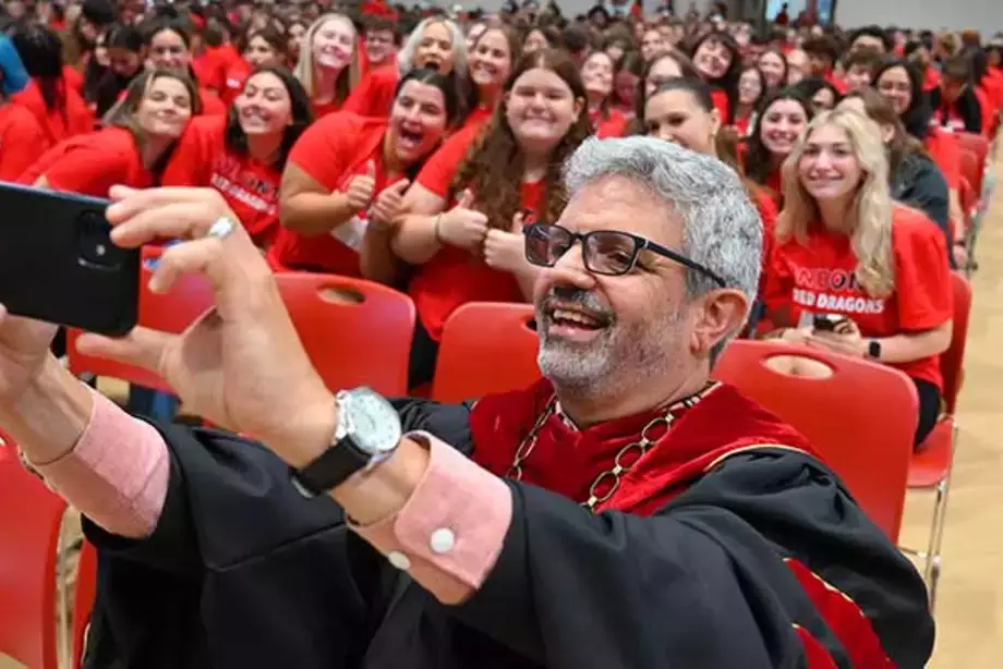 2023 Convocation President Cardelle Selfie