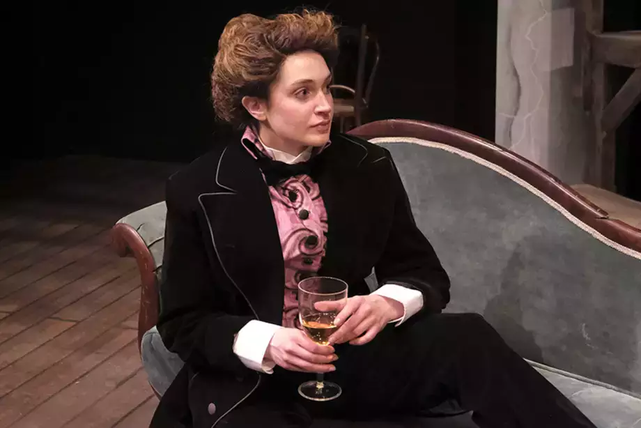 Production photo from Bernhardt Hamlet, Spring 2023