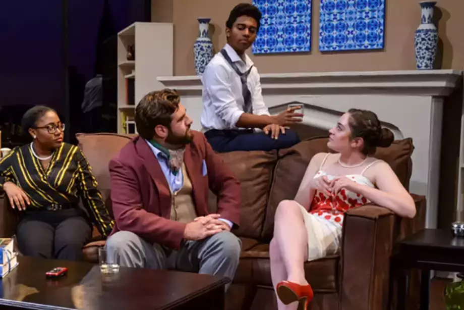 Photo from production of Disgraced 2019