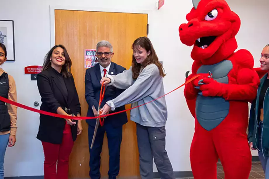 Unveiling of the Red Dragon Food Pantry