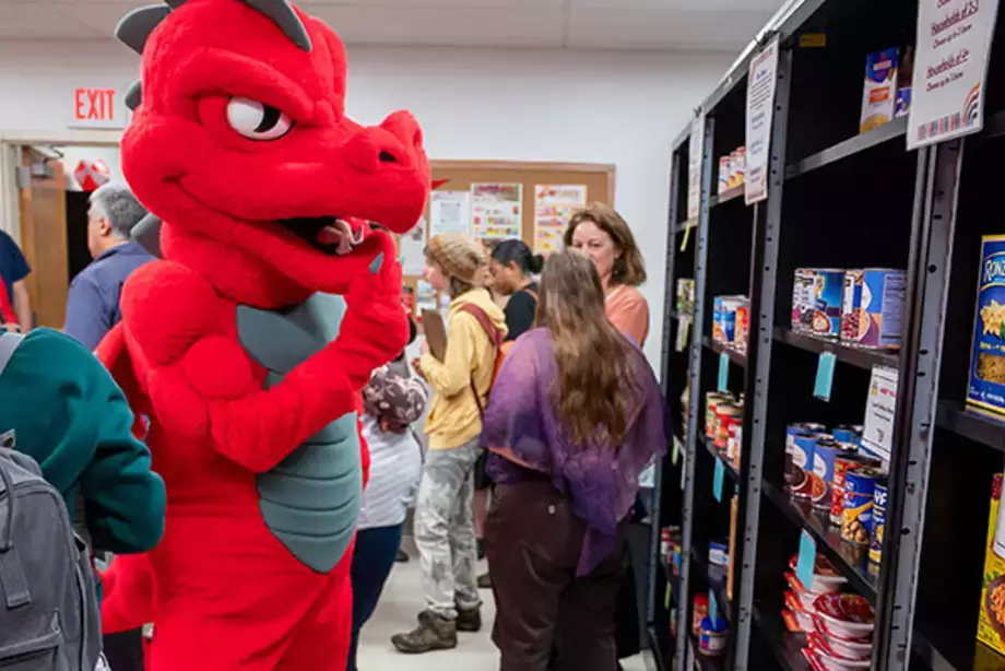 Unveiling of the Red Dragon Food Pantry