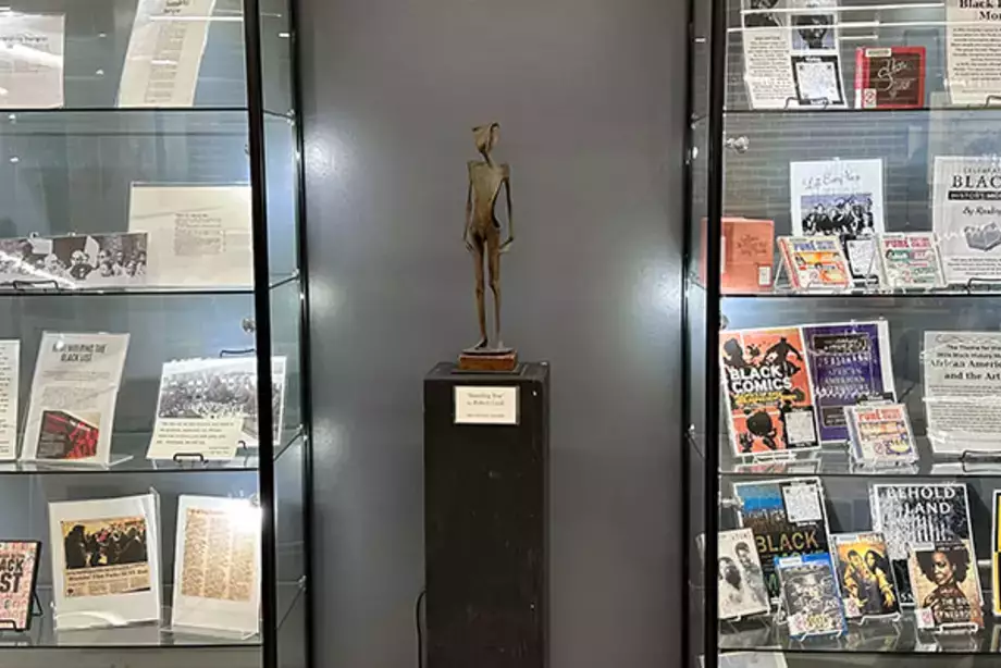 Milne Library with the 2024 national Black History Month theme