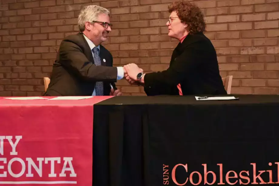 President of SUNY Oneonta and President of SUNY Cobleskill