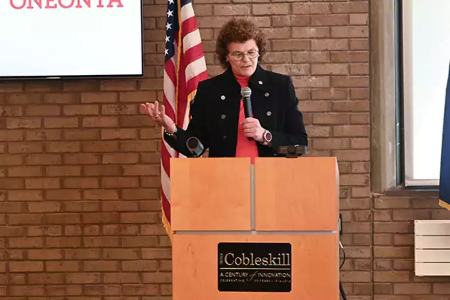 Dr. Marion Terenzio Oneonta, Cobleskill Create Childhood Education Pathway