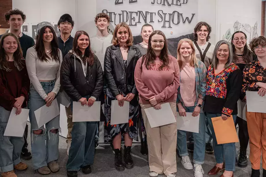 Winners 2024 Annual Juried Student Art Show Reception