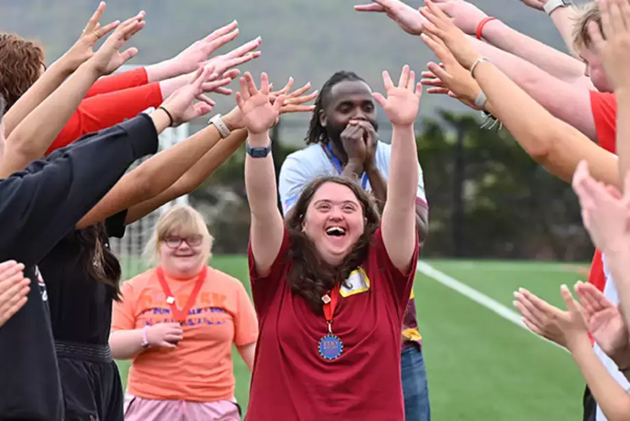 Students Volunteer at Spring EDD Adaptive Sports