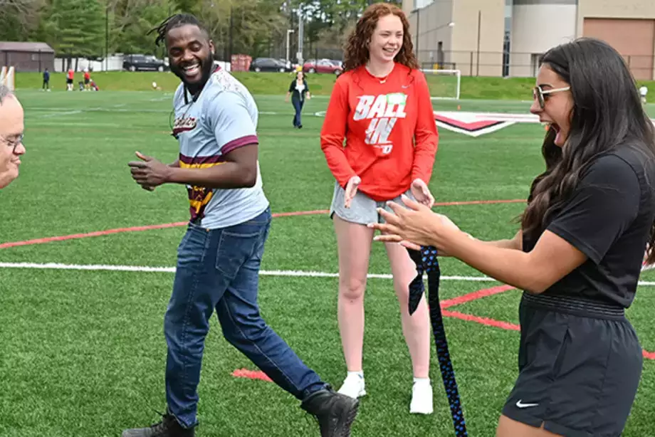 Students Volunteer at Spring EDD Adaptive Sports