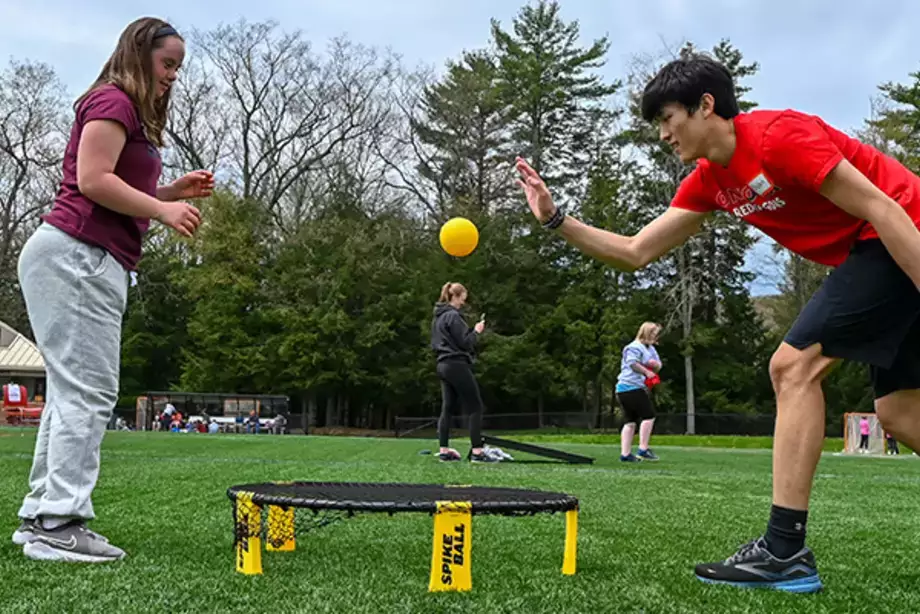 Students Volunteer at Spring EDD Adaptive Sports