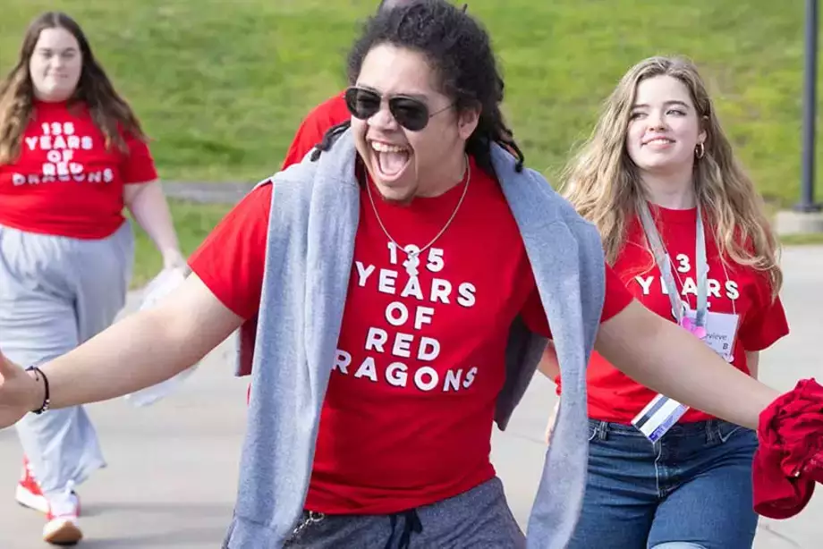 Campus Welcomes New Red Dragons
