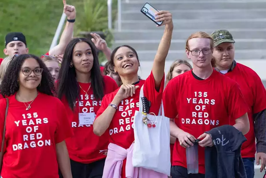 Campus Welcomes New Red Dragons
