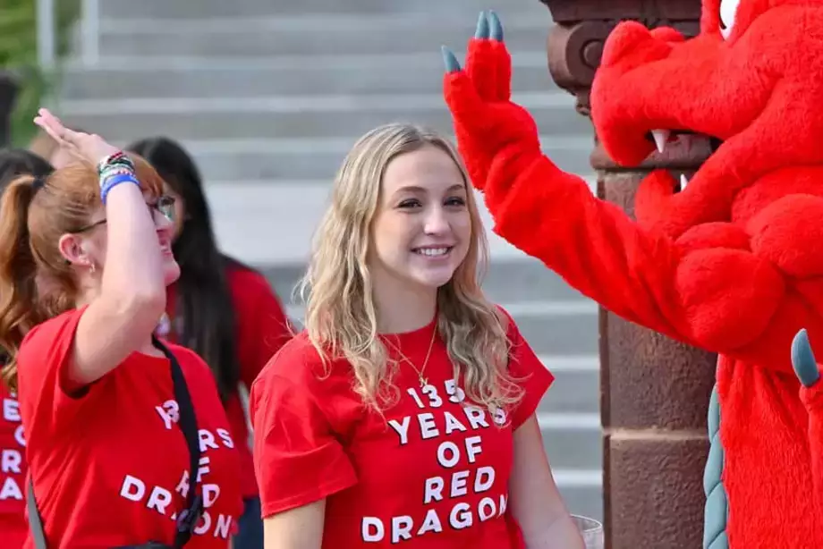 Campus Welcomes New Red Dragons