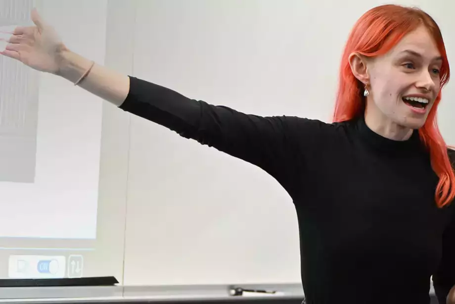 Hannah Olds '19 engages the audience with her MSc thesis research as well as her vast array of experiences since graduating from SUNY Oneonta. 