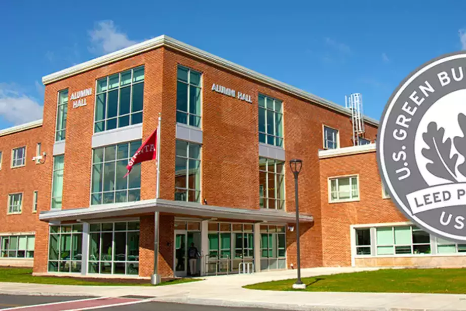 Alumni Hall Awarded Highest Green Building Rating 