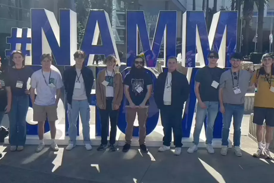 Oneonta Students Tour NAMM