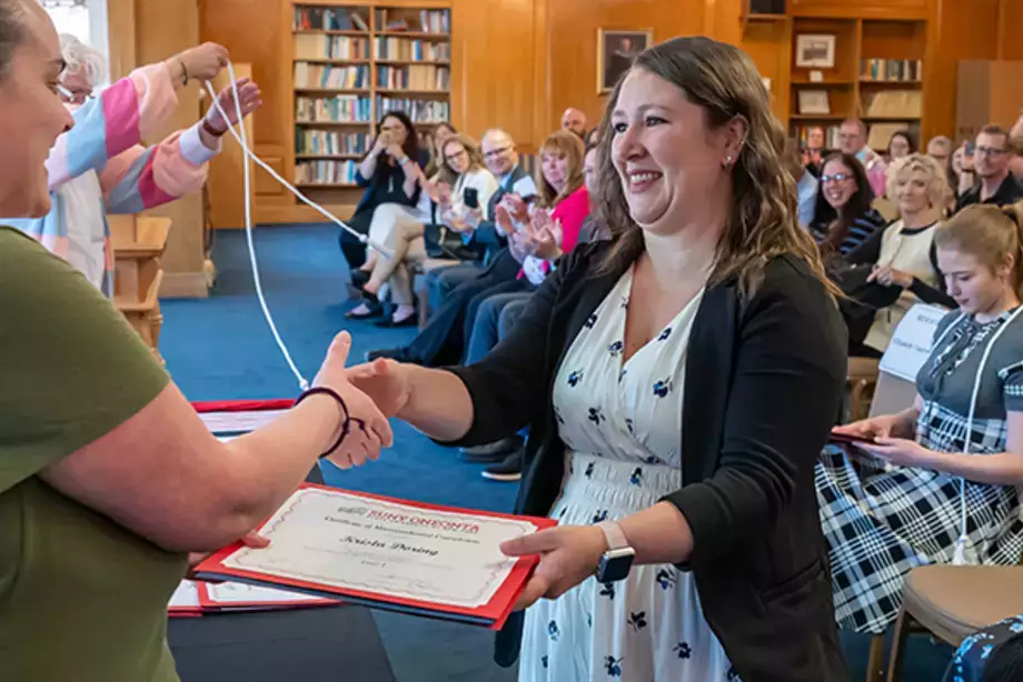 Oneonta Celebrates First DSP Microcredential Class 