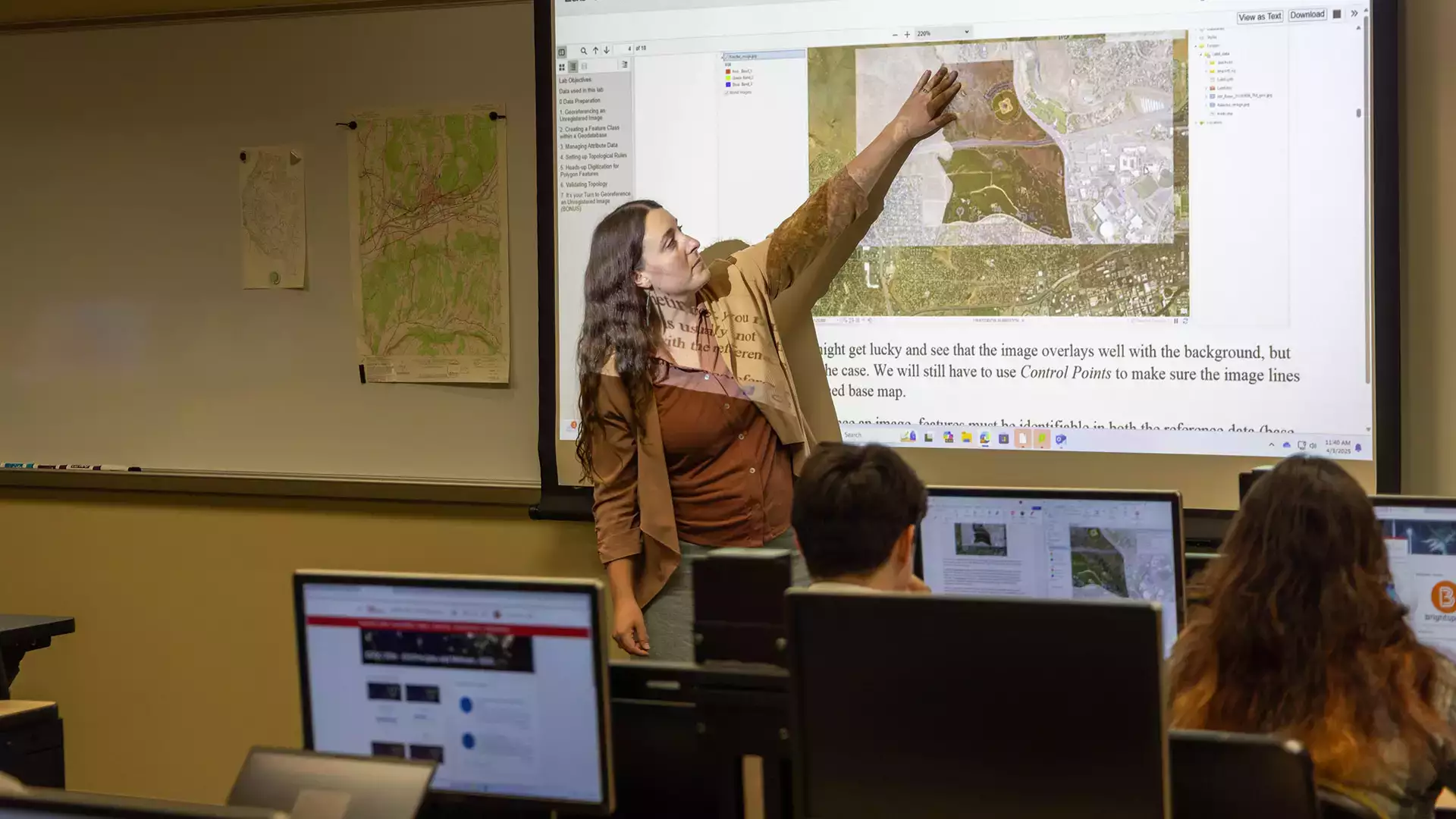 Dr. Lauren Sultaire teaches GIS Principles and Methods