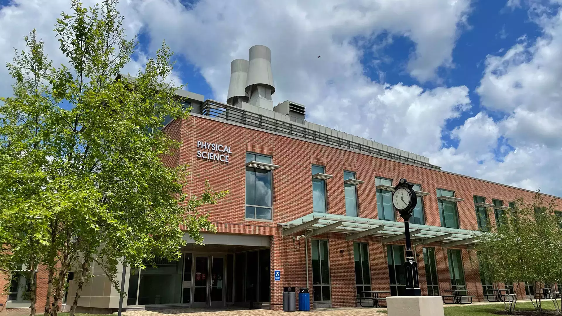 Physical Science building on the SUNY Oneonta campus