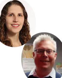 Valerie Rapson and Josh Nollenberg