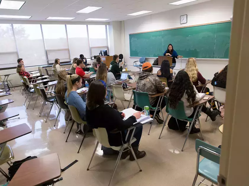Students in a “Gender and Crime” Criminal Justice class.