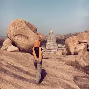 Victoria Savoie Temple Hampi India